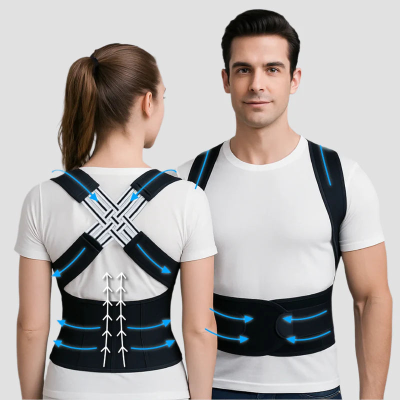 Soporte ergonómico cómodo e invisible bajo la ropa