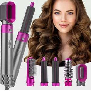 Secador y Moldeador 5 en 1 – Cabello de Salón en Casa